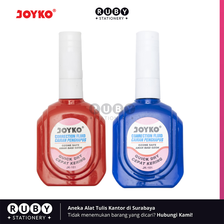 

RUBY STATIONERY Cairan Koreksi JK-101 Joyko - Correction Fluid / Penghapus Cair