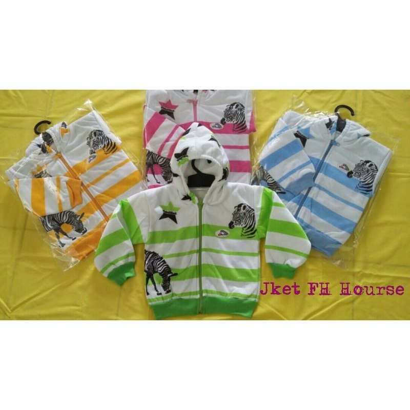 Jaket Anak Karakter Zebra Boboko / Mantel_anak *SNI