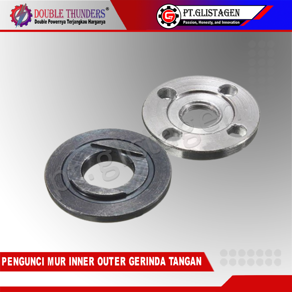 Inner Outer Gerinda Baut Mata Gerinda Tangan Flange Set Inner Outer