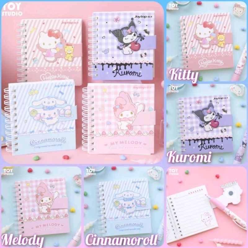 

memo klip sanrio kitty melody kuromi cinnamoroll