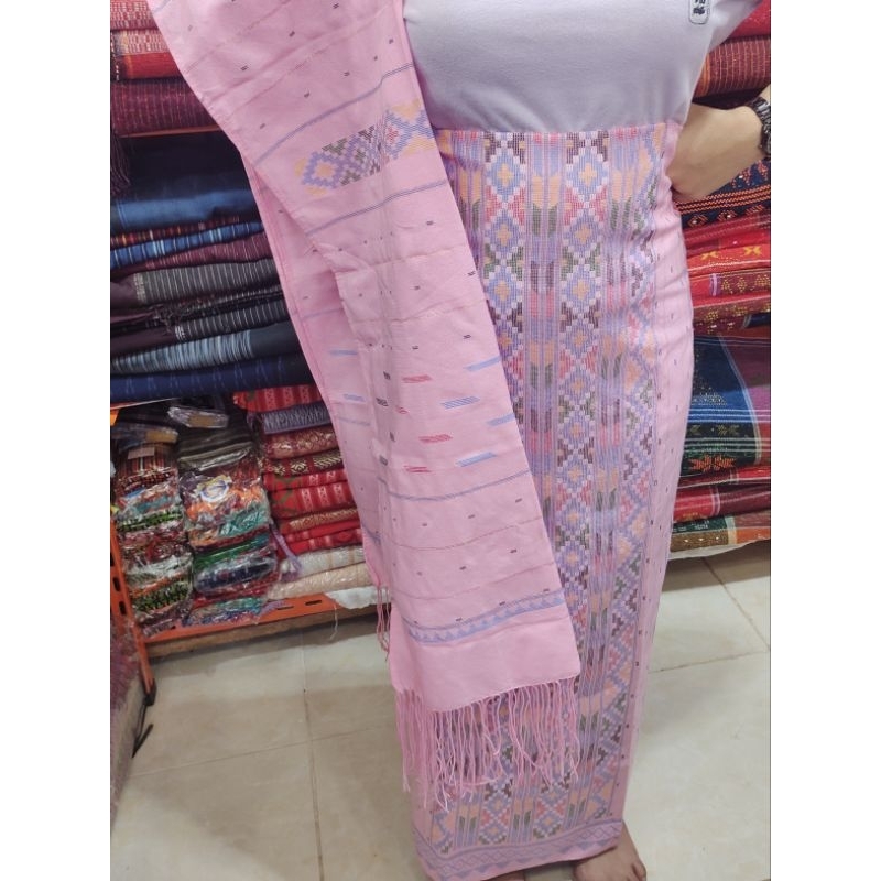 Setelan Sipirok Songket sipirok Tenun Tangan Asli