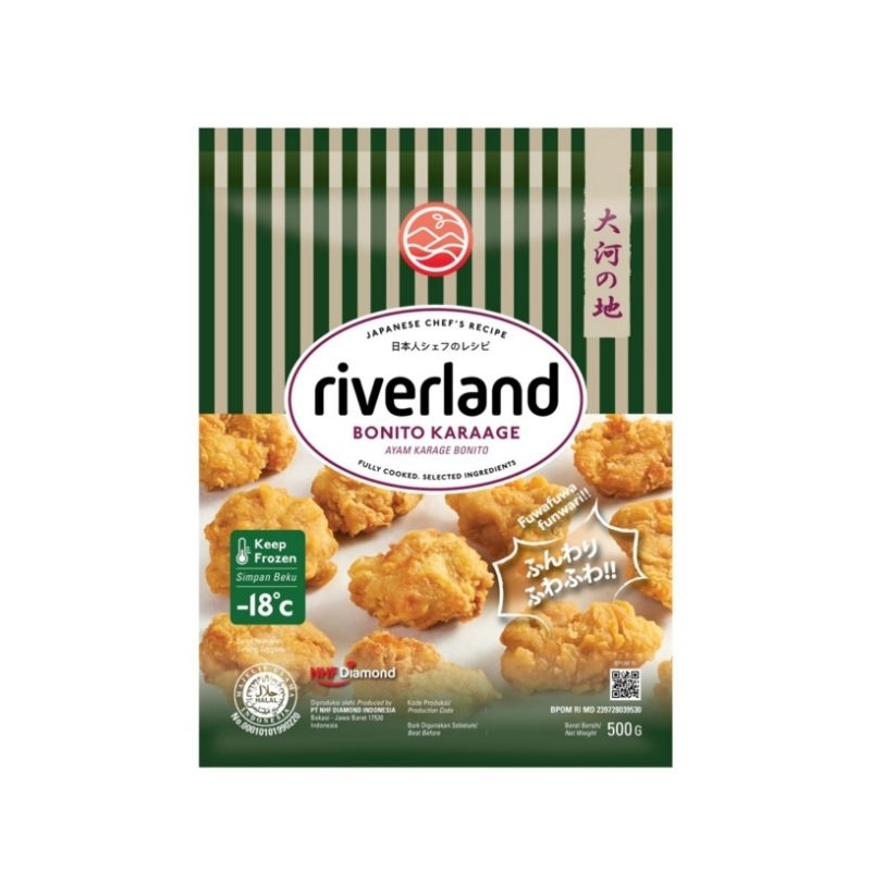

Riverland Chicken Karaage Bonito 500 Gr Ayam Nugget Karaage