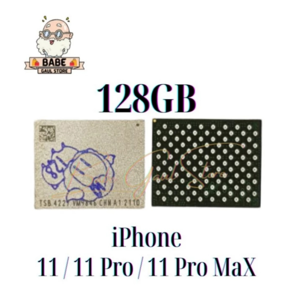 IC NAND FLASH 128GB IP 11 11PRO 11 PRO MAXORIGINAL NEW 128GB