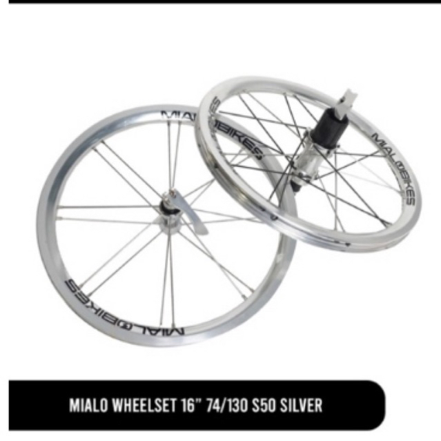 velg sepeda wheelset 16 murni 305 ubrake vbrake rim brake 74 130