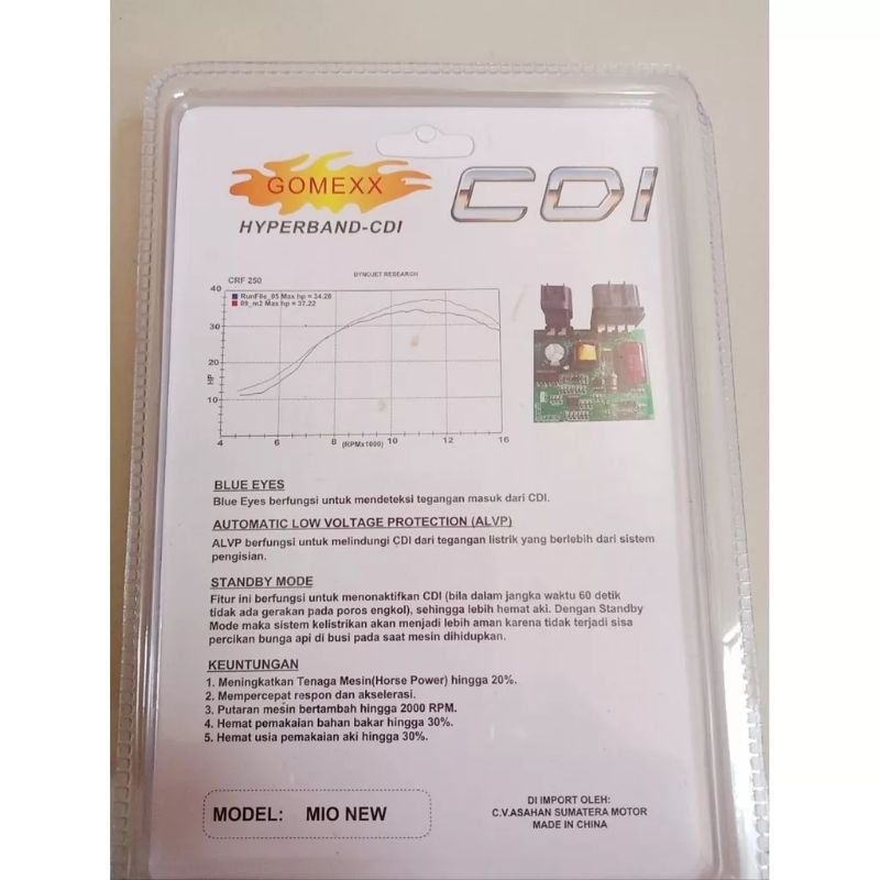 CDI RACING MIO NEW MIO SMILE MIO SOUL VEGA ZR GOMEXX RACING PRO