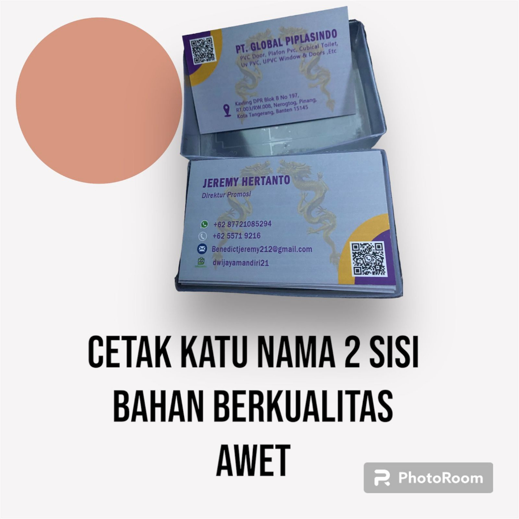 

Cetak Kartu Nama 2 Sisi