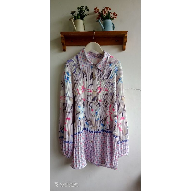 meijiwang kemeja plisket