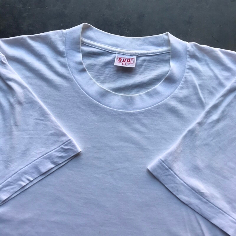 Blank Tee/Kaos Polos vintage BVD single stitch