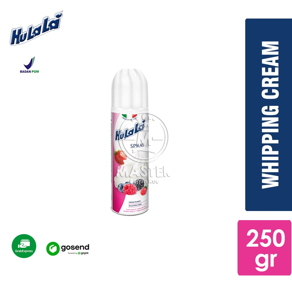 

Whipping Cream Hulala Spray 250gr / Whiped Cream [KHUSUS INSTANT]