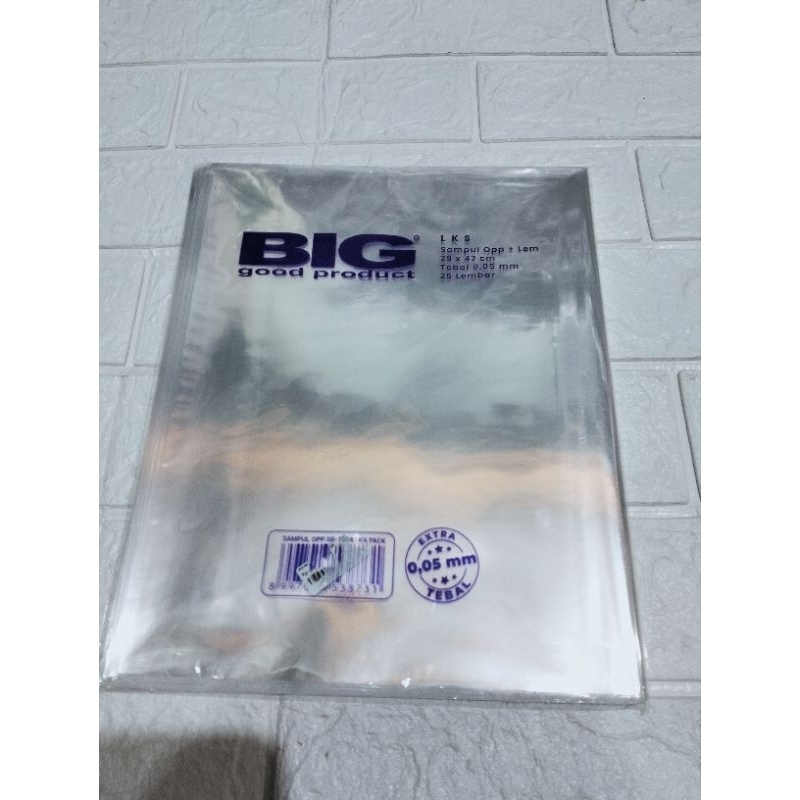 

sampul LKS merek big opp + lem isi 25 lembar