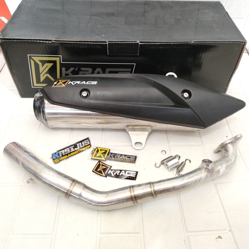 knalpot krace vario 160 pcx 160 original knalpot k race pcx160