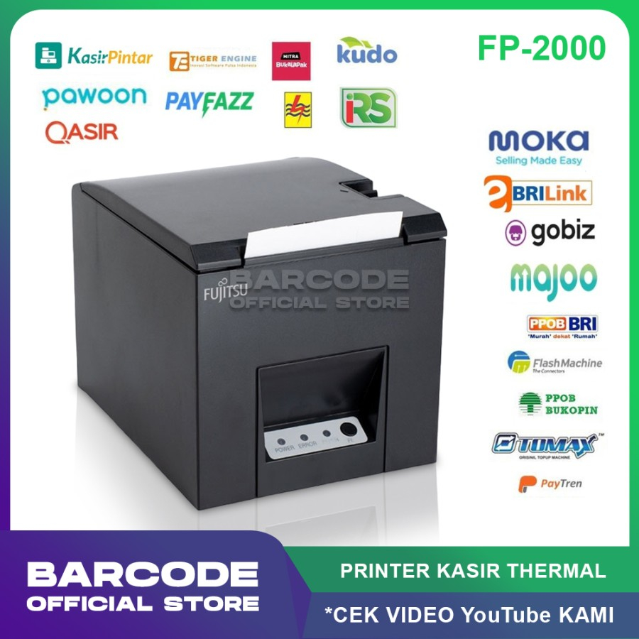 Fujitsu FP-2000 Printer Direct Termal USB Continous 80 mm POS Kasir PPOB