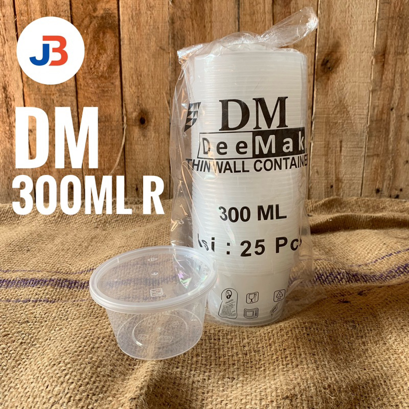 THINWALL DM 300 ML R | MANGKOK PLASTIK KECIL - SLOP