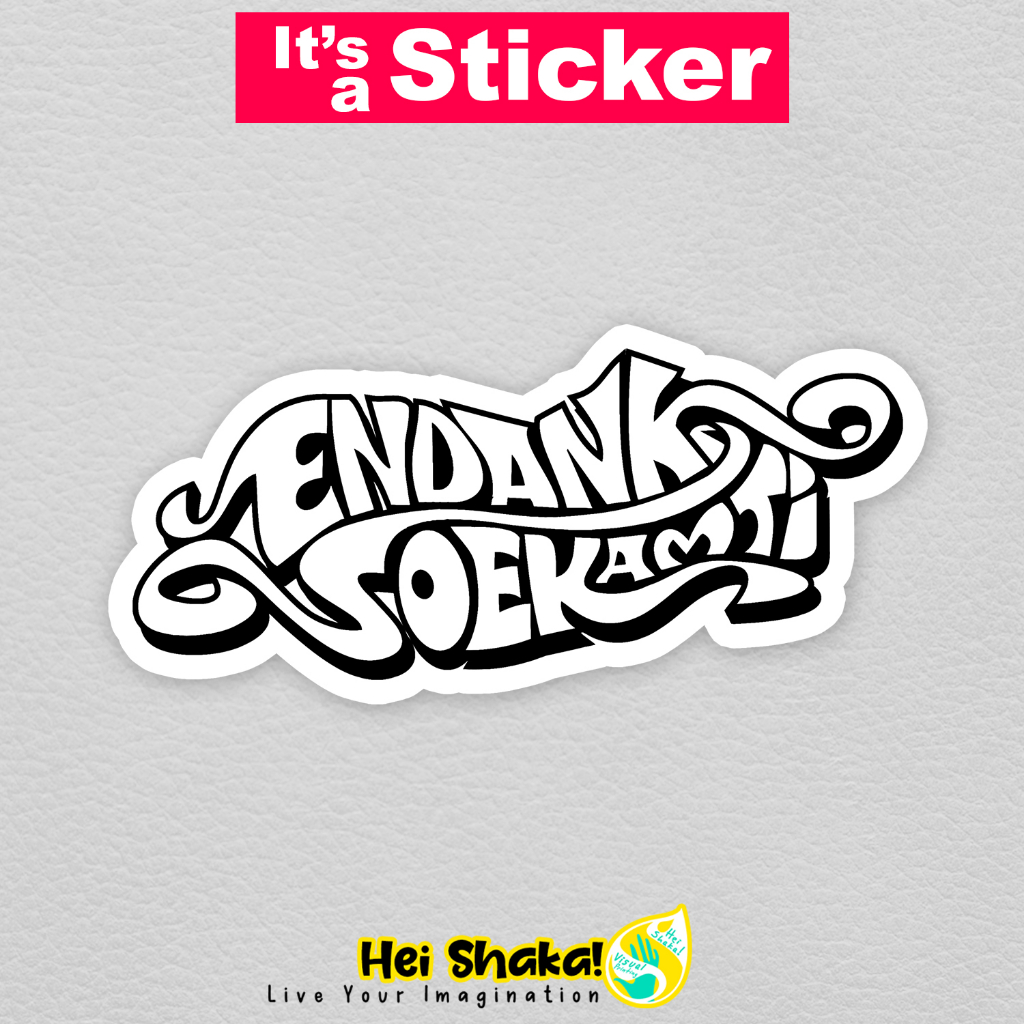 

Stiker ENDANK SOEKAMTI Sticker Musik Band Vinyl Anti Air