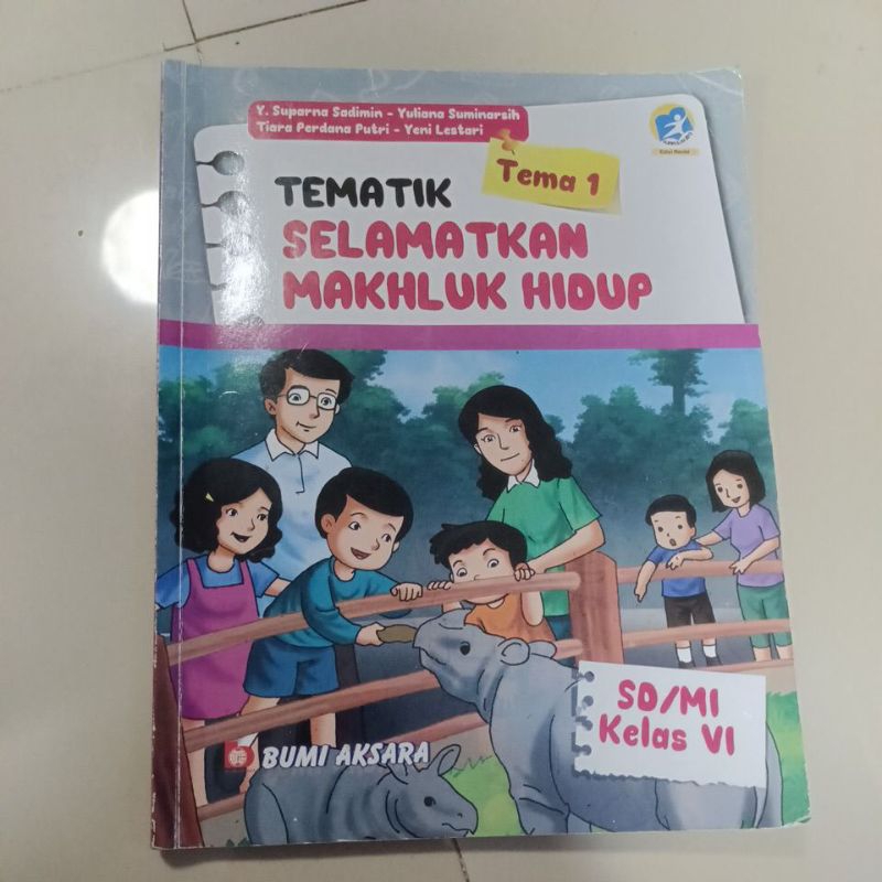 

tematik selamatkan makhluk hidup tema 1