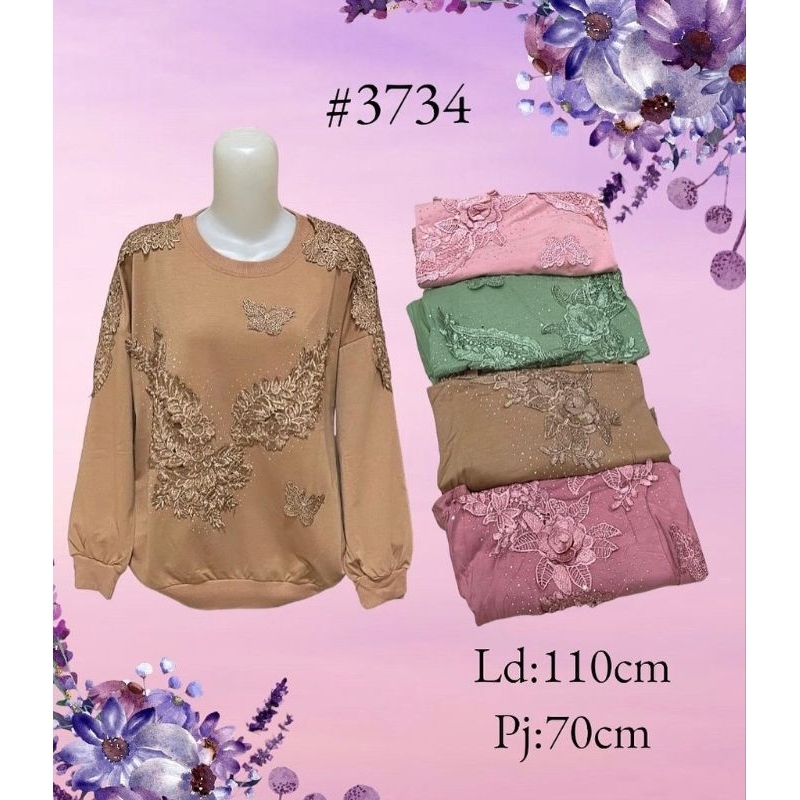 Kaos import bordir ld 110