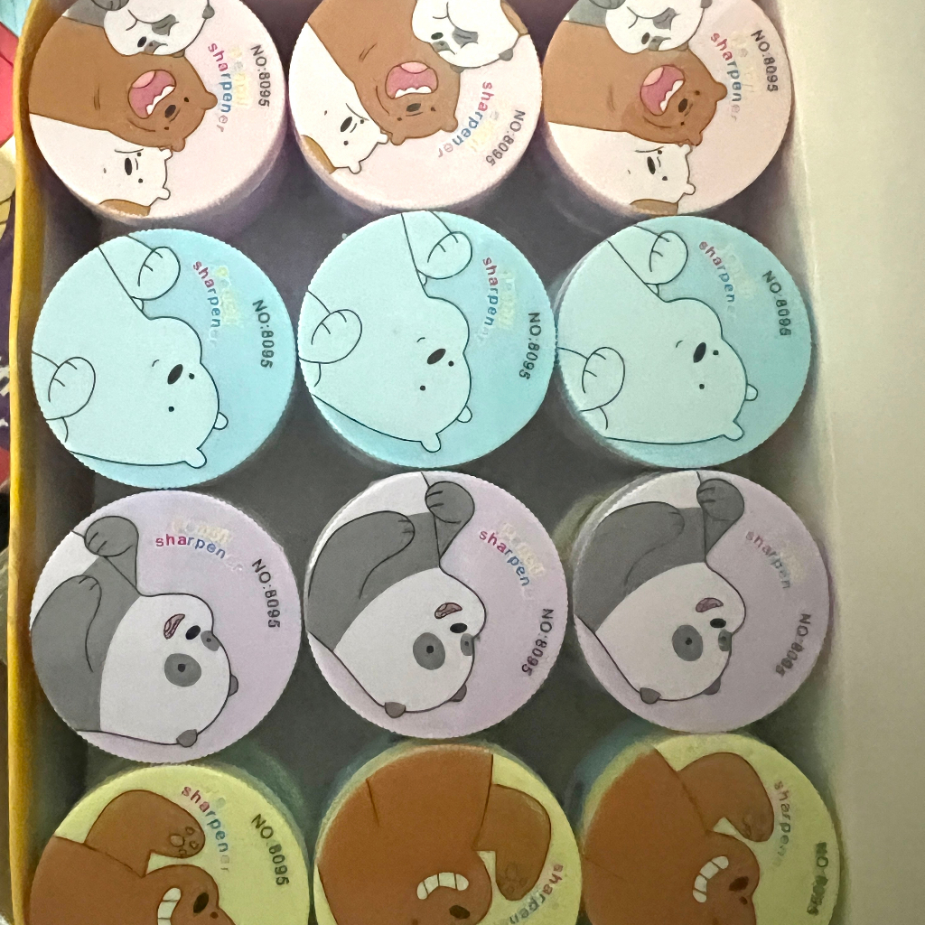 

Serutan Pensil Bergambar Karakter WBB We Bare Bears Varian Berwarna Rautan Pencil Cute Adorable Funny Stationary Stuff Ice Bear Grizz Panda Pengasah Mempertajam Mengasah Alat Tulis Anak Sekolah SD TK SMP Colourful Cartoon Kartun Grosir Prakarya Malang