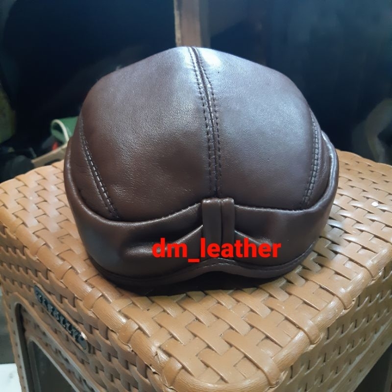 Blangkon Jawa Kulit Asli Iket Sunda Ukuran Kepala Dewasa