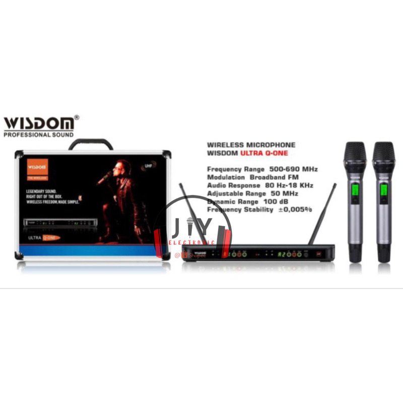 Mic Microphone Wireless Wisdom Ultra Q1 Q-One Q One Handheld Original