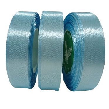 

Pita Satin Biru Muda Ukuran 3/4inch /2cm Per Roll