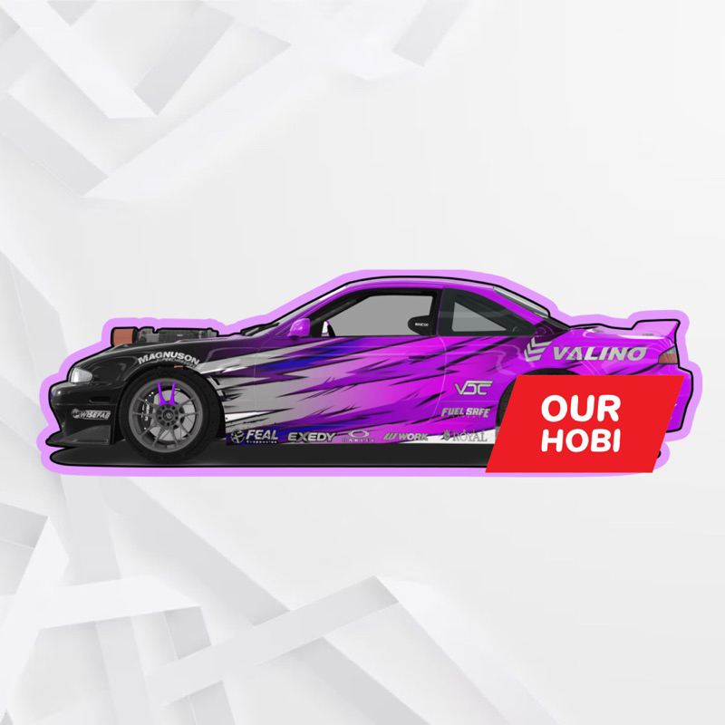Sticker Drift Nissan S14 Formula Drift
