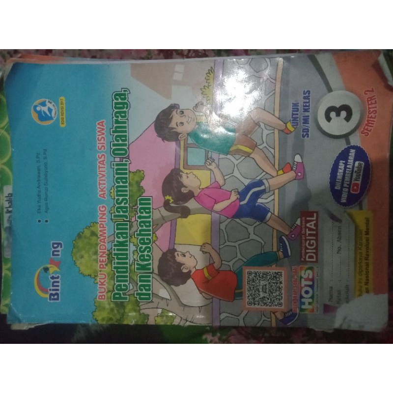 buku bintang pjok kls 3 smester 2