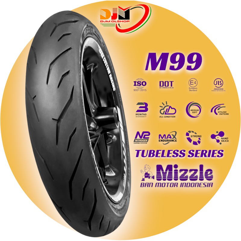 Ban Luar MIZZLE 100/90-12 110/90-12 New SCOOPY Ring 12 M99 Tubeless