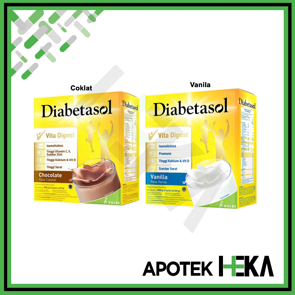 

Diabetasol 950 g - Susu Nutrisi Khusus Diabetes (SEMARANG)