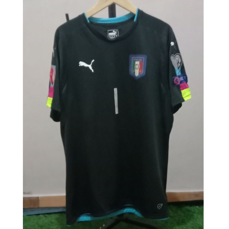 JERSEY KIPER TIMNAS ITALIA HOME 2016 NAMESET (BUFFON) #1 SIZE XL