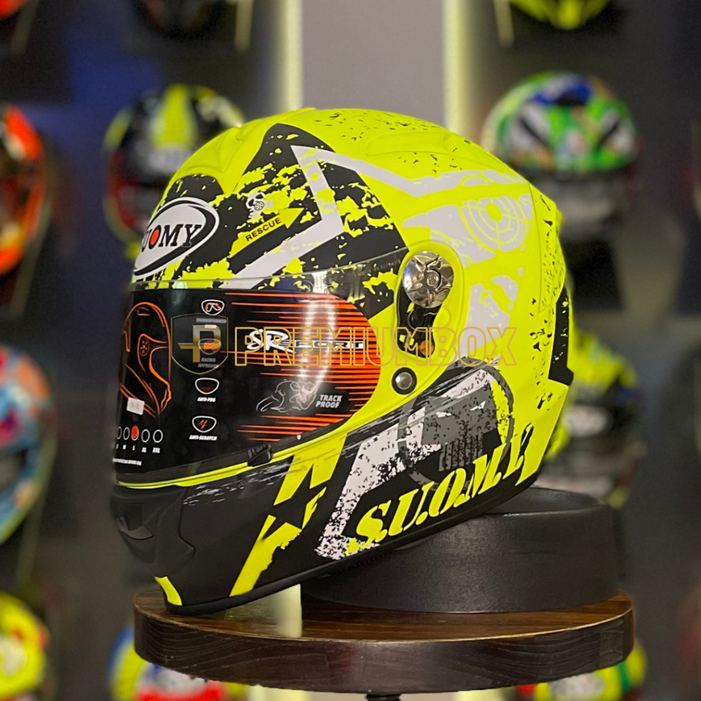 SUOMY SR SPORT STAR YELLOW FLUO