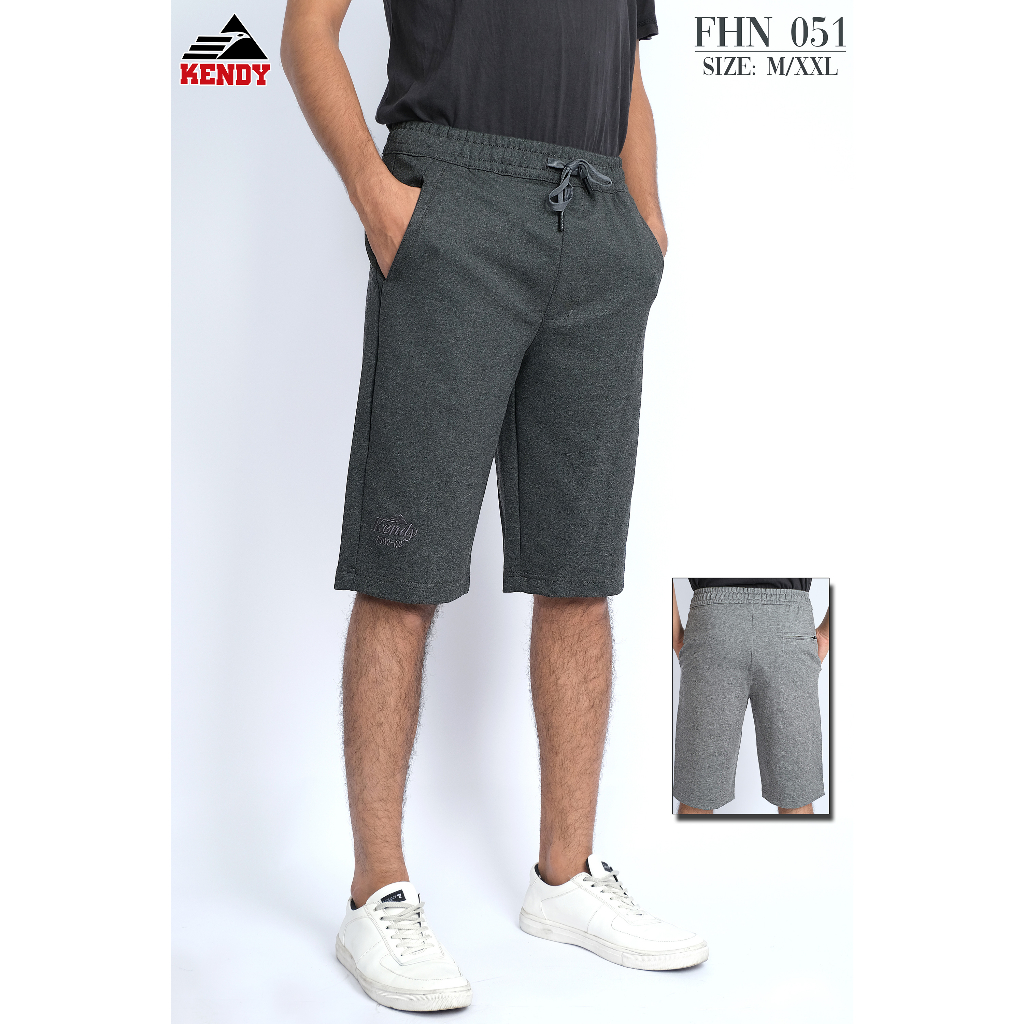 Celana Pria, Celana Pendek Pria Bahan Kaos Merk Kendy FHN 051