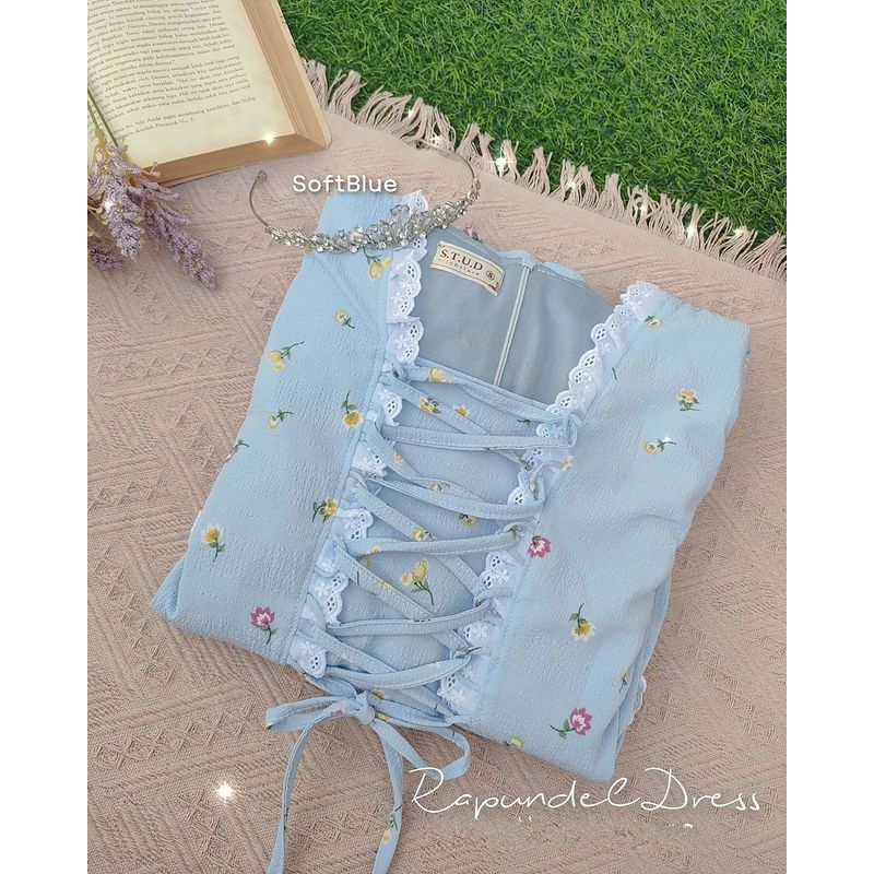 Rapundel Dress Vintage Flowers Pasti Ori