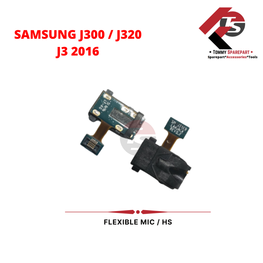 FLEXSIBLE MIC DAN HEADSET SAMSUNG J300 / J320 / J3 2016 ORIGINAL