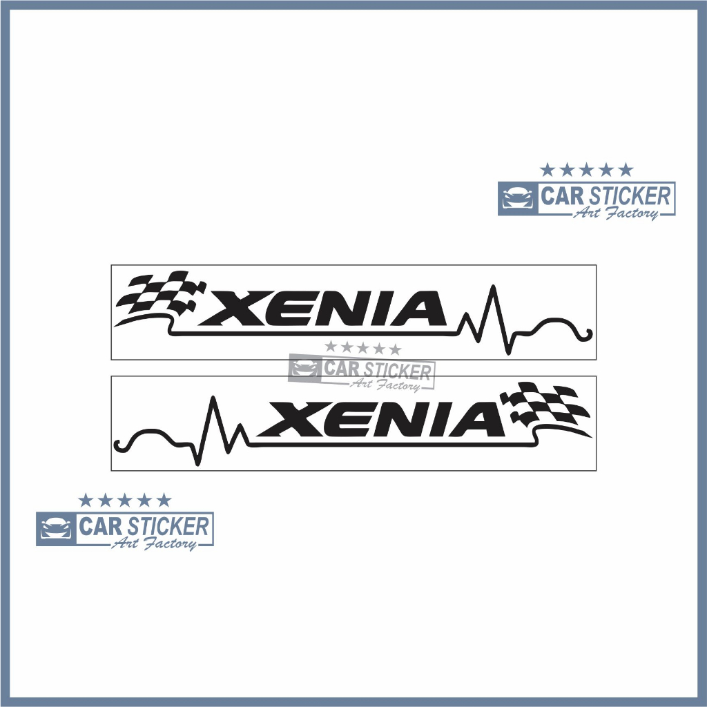 XE1A STICKER MOBIL XENIA STIKER XENIA STIKER DAIHATSU XENIA STIKER XENIA KEREN