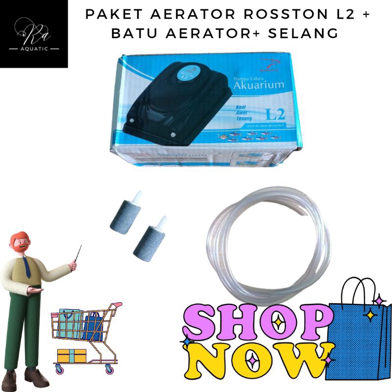 PAKET AERATOR ROSSTON 2 LUBANG 2 L