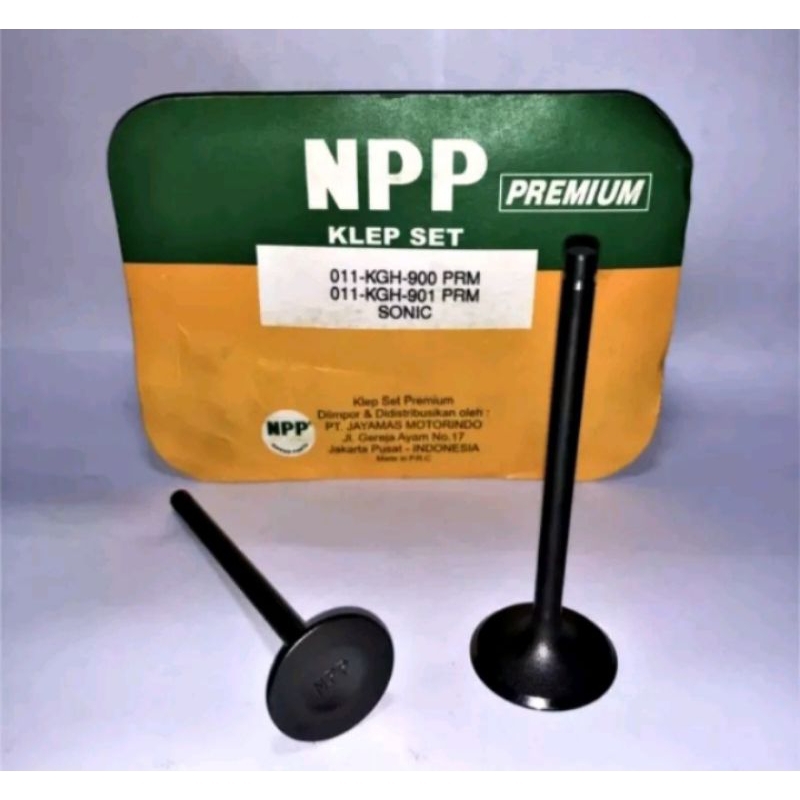 KLEP IN EX PAYUNG KLEP IN/EX HONDA SONIC CS 1 CS1 IN 28 MM EX 24 MM BATANG 5 MM PNP YAMAHA MIO SMILE