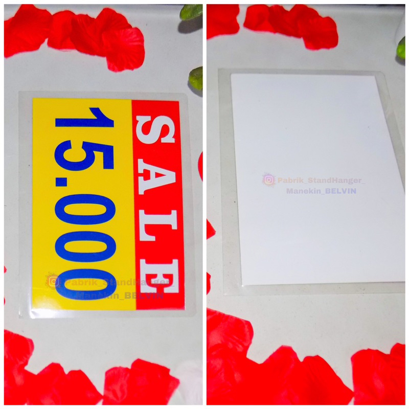 Sale Harga // Tag harga // KERTAS TULISAN LAMINATING // KERTAS HARGA BANDROL // NAMETAG HARGA JUALAN