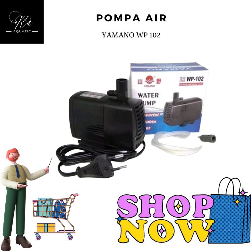 WATER PUMP YAMANO WP 102- MESIN POMPA AIR YAMANO WP 102 AQUARIUM