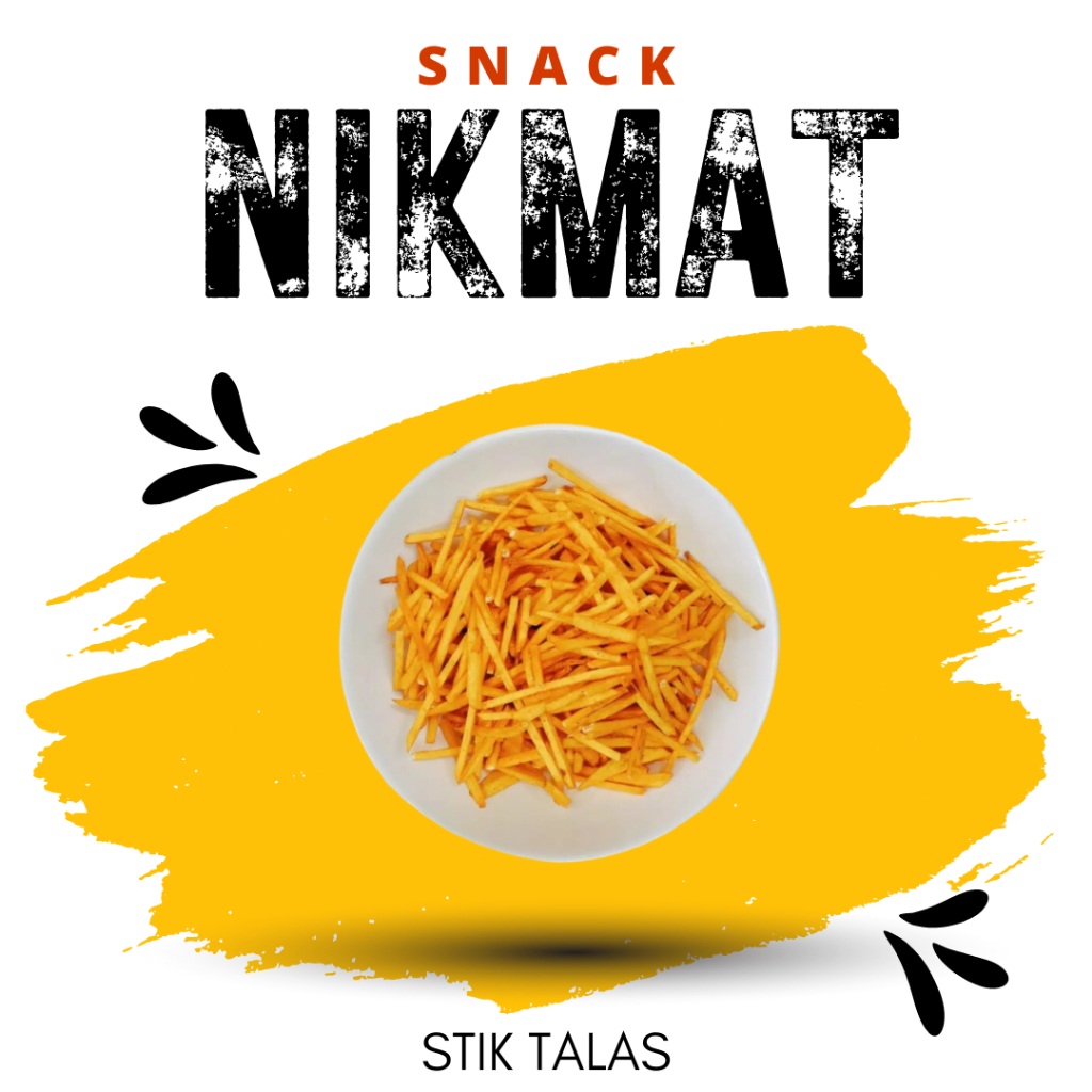 

[SNACK NIKMAT] Stik Talas / Keripik Talas / Snack Cemilan Makanan Ringan / Camilan Gurih Asin