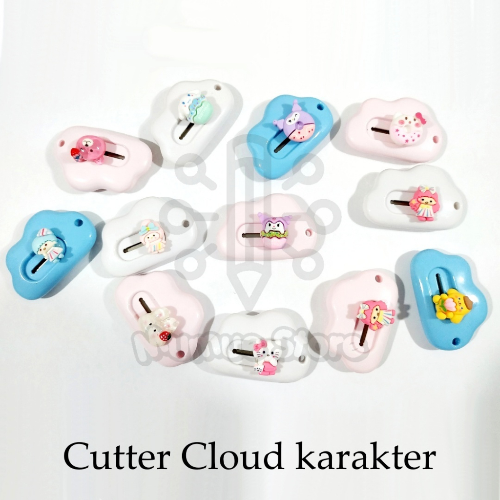 

cutter mini awan karakter / cutter awan / cutter cloud / cutter mini / kater mini