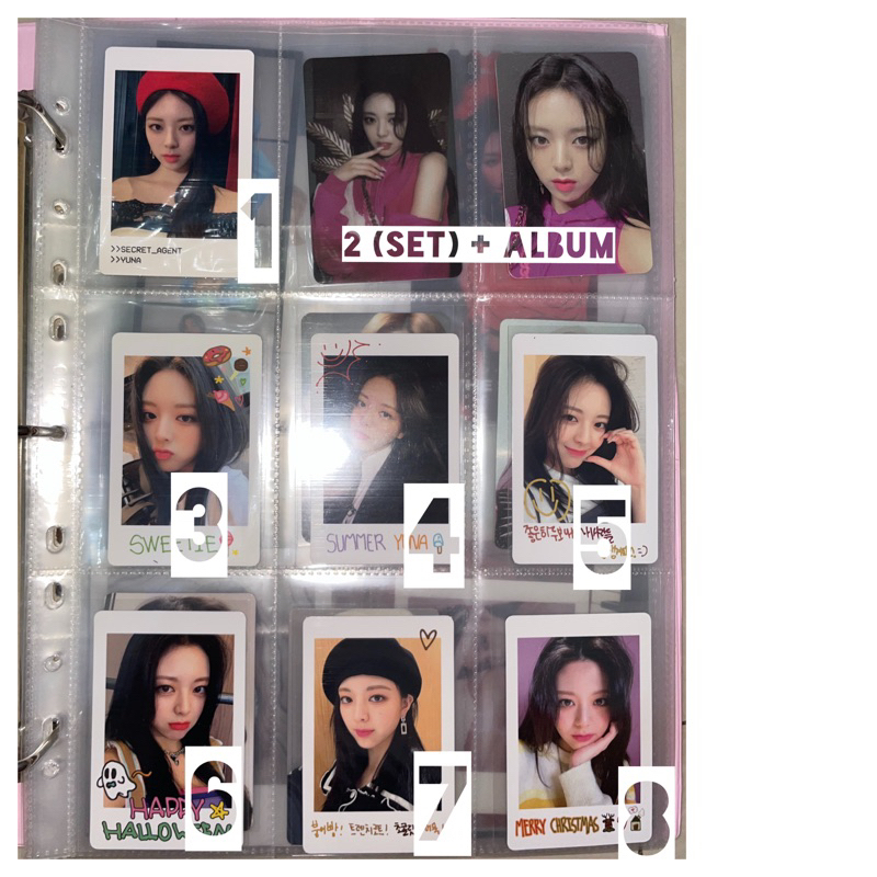 pc yuna itzy photocard yuna nbd no bad days