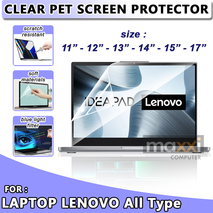 Anti Gores Laptop Leptop Lenovo 11 12 13 14 15 17 Inch Ideapad D330 Slim 5i Thinkpad Flex 5 Antigore