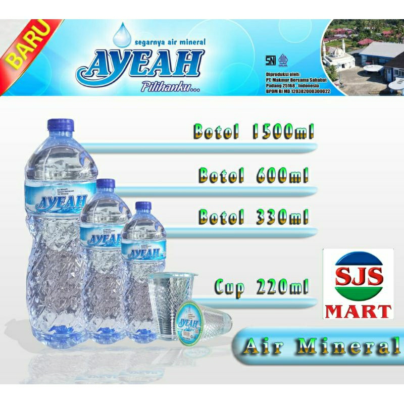 

AYEAH Air Mineral pet 330 ml