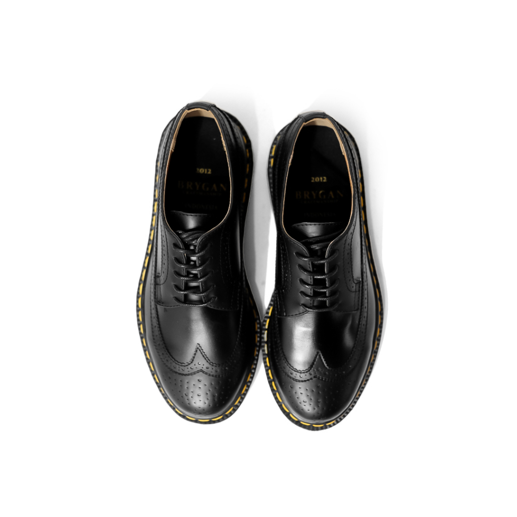 HEMAT Brygan Craftmanship - Sepatu Boots Pantofel Kerja Pria Derby & Longwing Casual Series Shoes