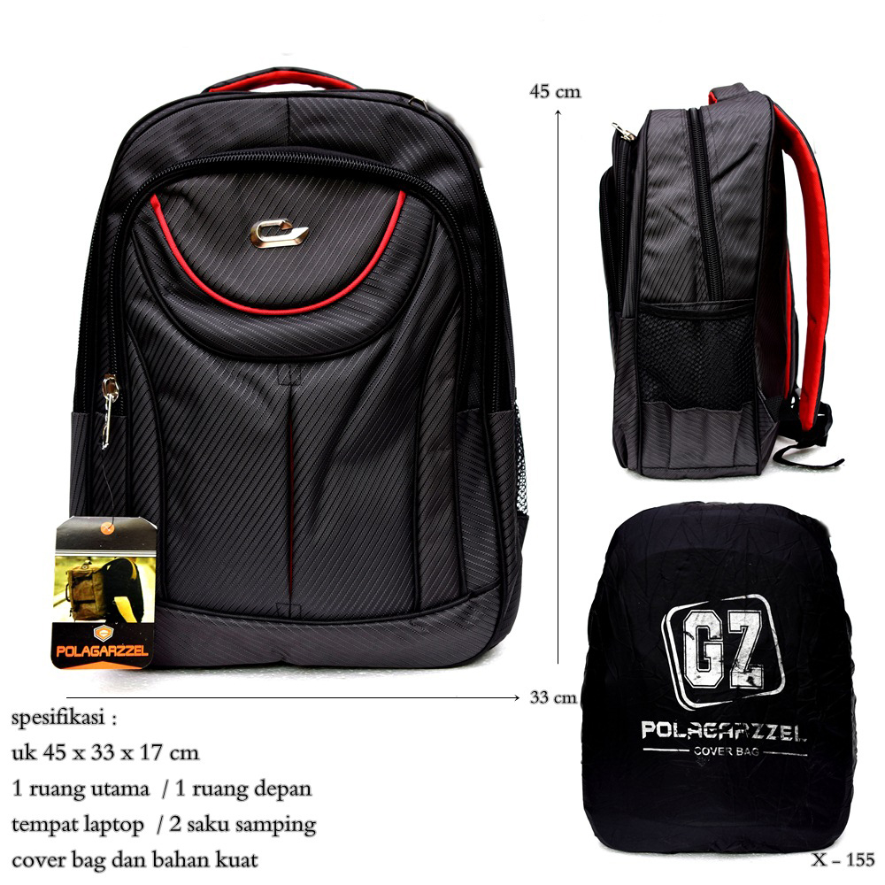 Backpack Ransel Tas Premium Garzel Kanvas
