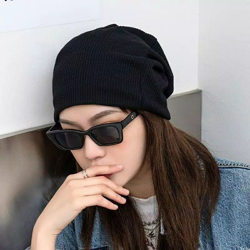 MALLA GLOSIR- KACAMATA KM03 KACAMATA GAYA PERSEGI PANJANG KACAMATA HITAM GAYA PRIA WANITA FASHION TRENDY VIRAL TERBARU-4