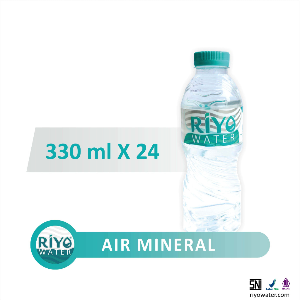 

RIYO WATER 330ml 1 DUS | AIR MINUM DALAM KEMASAN | AIR MINERAL pH SEIMBANG