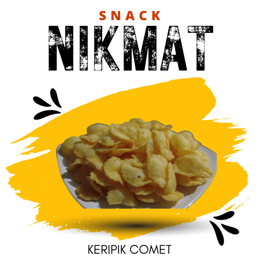 

[SNACK NIKMAT] Keripik Comet / Cimet / Snack Cemilan Makanan Ringan / Camilan Gurih Asin