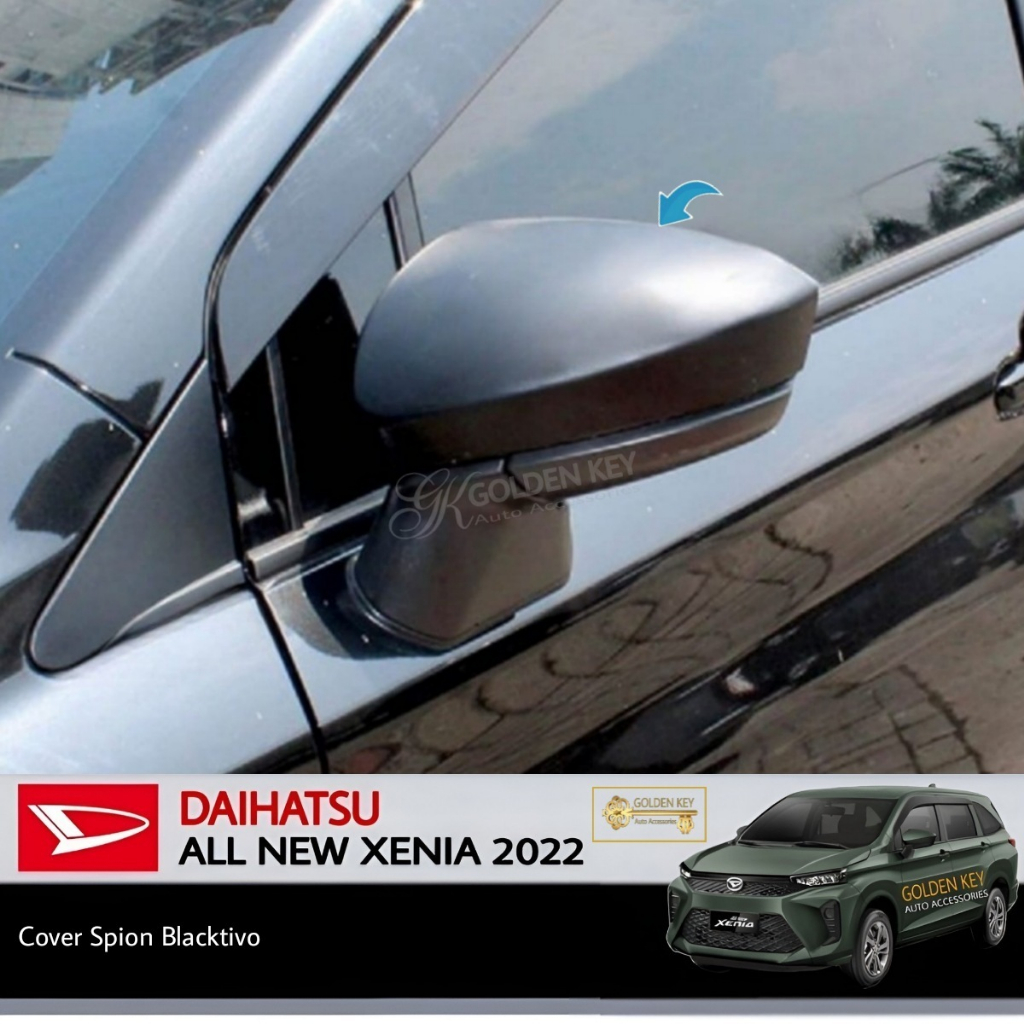 JSL Cover Spion All New Xenia 2022 Mirror Cover Blacktivo