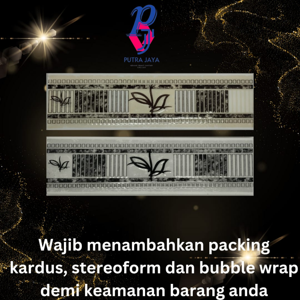 Lis Keramik Dinding Rumah/Teras/Dapur Ukuran 8x30